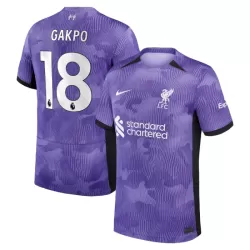 Camiseta Liverpool Gakpo 18 Hombre Tercera 23/24 Camiseta Liverpool Gakpo 18 Hombre Tercera 23/24