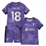 Conjunto Liverpool Gakpo 18 Niño Tercera 23/24