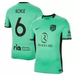Camiseta Atlético Madrid Koke 6 Hombre Tercera 23/24