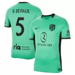 Camiseta Atlético Madrid R. De Paul 5 Hombre Tercera 23/24