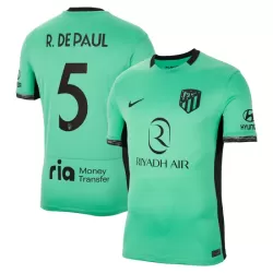 Camiseta Atlético Madrid R. De Paul 5 Hombre Tercera 23/24 Camiseta Atlético Madrid R. De Paul 5 Hombre Tercera 23/24