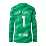 Camiseta Portero FC Barcelona Ter Stegen 1 Hombre Primera 23/24 Manga Larga