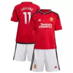 Conjunto Manchester United Højlund 11 Niño Primera 23/24