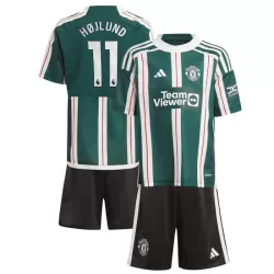 Conjunto Manchester United Højlund 11 Niño Segunda 23/24 Conjunto Manchester United Højlund 11 Niño Segunda 23/24