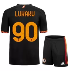 Conjunto AS Roma Lukaku 90 Niño Tercera 23/24 Conjunto AS Roma Lukaku 90 Niño Tercera 23/24