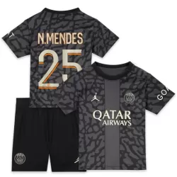 Conjunto Paris Saint-Germain N.Mendes 25 Niño Tercera 23/24 Conjunto Paris Saint-Germain N.Mendes 25 Niño Tercera 23/24