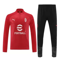 AC Milan Sudadera De Entrenamiento Hombre Cremallera Cuarto 23/24 Roja AC Milan Sudadera De Entrenamiento Hombre Cremallera Cuarto 23/24 Roja