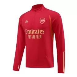 Arsenal Sudadera De Entrenamiento Hombre Cremallera Cuarto 23/24 Roja