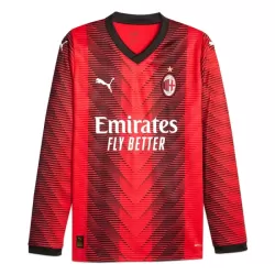Camiseta Manga Larga AC Milan Hombre Primera 23/24
