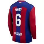 Camiseta Manga Larga FC Barcelona Gavi 6 Hombre Primera 23/24