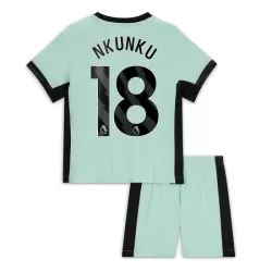 Conjunto Chelsea Nkunku 18 Niño Tercera 23/24 Conjunto Chelsea Nkunku 18 Niño Tercera 23/24