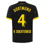 Camiseta Borussia Dortmund N. Schlotterbeck 4 Hombre Segunda 23/24