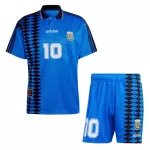 Conjunto Argentina 10 Niño Segunda Retro 1994