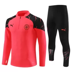 Manchester City Sudadera De Entrenamiento Niño Cremallera Cuarto 23/24 Roja