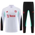 Manchester United Sudadera De Entrenamiento Hombre Cremallera Cuarto 23/24 Blanca