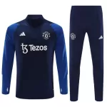 Manchester United Sudadera De Entrenamiento Hombre Cremallera Cuarto 23/24 Navy