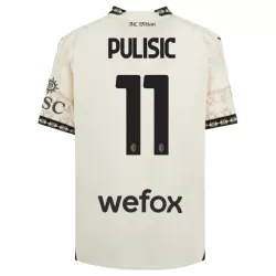 Camiseta AC Milan Christian Pulisic 11 Cuarta Hombre 23/24 Blanca Camiseta AC Milan Christian Pulisic 11 Cuarta Hombre 23/24 Blanca