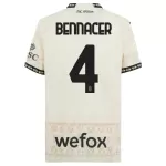 Camiseta AC Milan Ismael Bennacer 4 Cuarta Hombre 23/24 Blanca