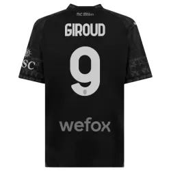 Camiseta AC Milan Olivier Giroud 9 Cuarta Hombre 23/24 Negra Camiseta AC Milan Olivier Giroud 9 Cuarta Hombre 23/24 Negra
