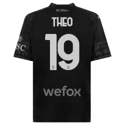 Camiseta AC Milan Theo Hernandez 19 Cuarta Hombre 23/24 Negra Camiseta AC Milan Theo Hernandez 19 Cuarta Hombre 23/24 Negra