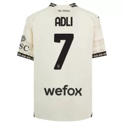 Camiseta AC Milan Yacine Adli 7 Cuarta Hombre 23/24 Blanca Camiseta AC Milan Yacine Adli 7 Cuarta Hombre 23/24 Blanca