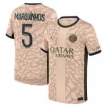 Camiseta Paris Saint-Germain Lucas Marquinhos 5 Cuarta Hombre Jordan 23/24