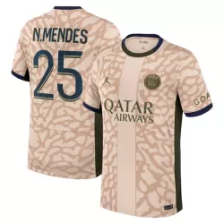 Camiseta Paris Saint-Germain Nuno Mendes 25 Cuarta Hombre Jordan 23/24 Camiseta Paris Saint-Germain Nuno Mendes 25 Cuarta Hombre Jordan 23/24