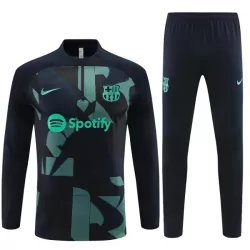 Barcelona Sudadera De Entrenamiento Hombre Cremallera Cuarto 23/24 Negra Barcelona Sudadera De Entrenamiento Hombre Cremallera Cuarto 23/24 Negra