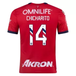 Camiseta Chivas de Guadalajara Chicharito 14 Hombre Primera 23/24 Camiseta Chivas de Guadalajara Chicharito 14 Hombre Primera 23/24