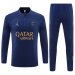 Paris Saint-Germain Sudadera De Entrenamiento Niño Cremallera Cuarto 23/24 Navy