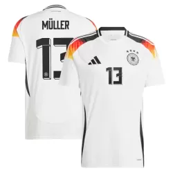 Camiseta Alemania Müller 13 Hombre Primera Euro 2024 Camiseta Alemania Müller 13 Hombre Primera Euro 2024