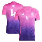 Camiseta Alemania Tah 4 Hombre Segunda Euro 2024