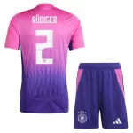 Conjunto Alemania Antonio Rudiger 2 Niño Segunda Euro 2024