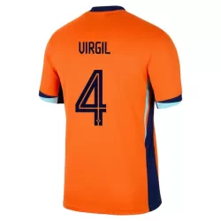 Camiseta Países Bajos Virgil 4 Hombre Primera Euro 2024 Camiseta Países Bajos Virgil 4 Hombre Primera Euro 2024