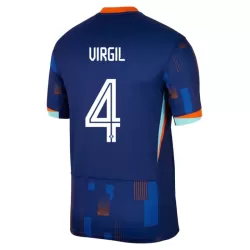 Camiseta Países Bajos Virgil 4 Hombre Segunda Euro 2024 Camiseta Países Bajos Virgil 4 Hombre Segunda Euro 2024