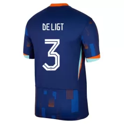 Conjunto Países Bajos De Ligt 3 Niño Segunda Euro 2024