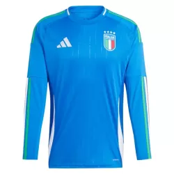 Camiseta Manga Larga Italia Hombre Primera Euro 2024