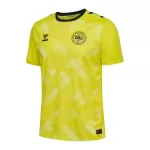 Camiseta Portero Dinamarca Hombre Euro 2024 Amarilla