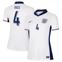 Camiseta Inglaterra Rice 4 Mujer Primera Euro 2024 Camiseta Inglaterra Rice 4 Mujer Primera Euro 2024