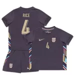 Conjunto Inglaterra Rice 4 Niño Segunda Euro 2024