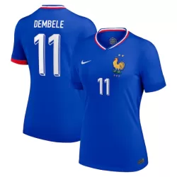Camiseta Francia Dembele 11 Mujer Primera Euro 2024 Camiseta Francia Dembele 11 Mujer Primera Euro 2024