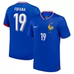 Camiseta Francia Fofana 19 Hombre Primera Euro 2024
