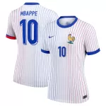 Camiseta Francia Mbappé 10 Mujer Segunda Euro 2024