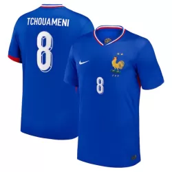 Camiseta Francia Tchouameni 8 Hombre Primera Euro 2024 Camiseta Francia Tchouameni 8 Hombre Primera Euro 2024