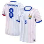 Camiseta Francia Tchouameni 8 Hombre Segunda Euro 2024