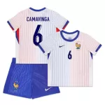 Conjunto Francia Camavinga 6 Niño Segunda Euro 2024