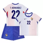 Conjunto Francia T. Hernandez 22 Niño Segunda Euro 2024