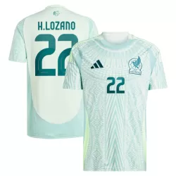 Camiseta México Hirving Lozano 22 Hombre Segunda 2024 Camiseta México Hirving Lozano 22 Hombre Segunda 2024
