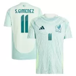 Camiseta México Santiago Gimenez 11 Hombre Segunda 2024