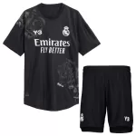 Conjunto Portero Real Madrid Cuarta Niño 23/24 Negra